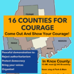 The Audacity joins the 16 Counties Coalition for a protest March 1 in Knox County's seat, Rockland. Meet at 10 AM at 345 Broadway.