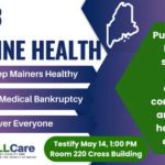 Testify for LD 1883, the All Maine Health Act.